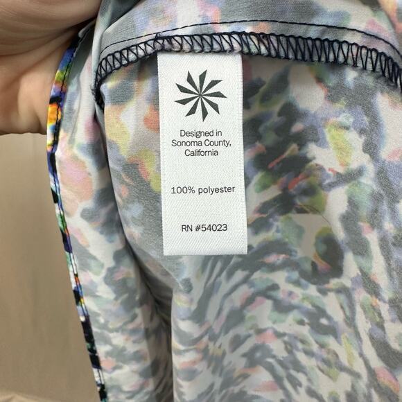 Athleta Sunbeam Easy Breezy Midi Sleeveless Multicolor Dress XS - Picture 4 of 7